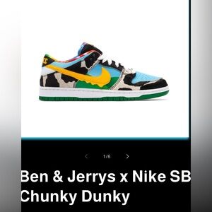 Nike SB Chunky Dunky Sneakers with Multicolor Design